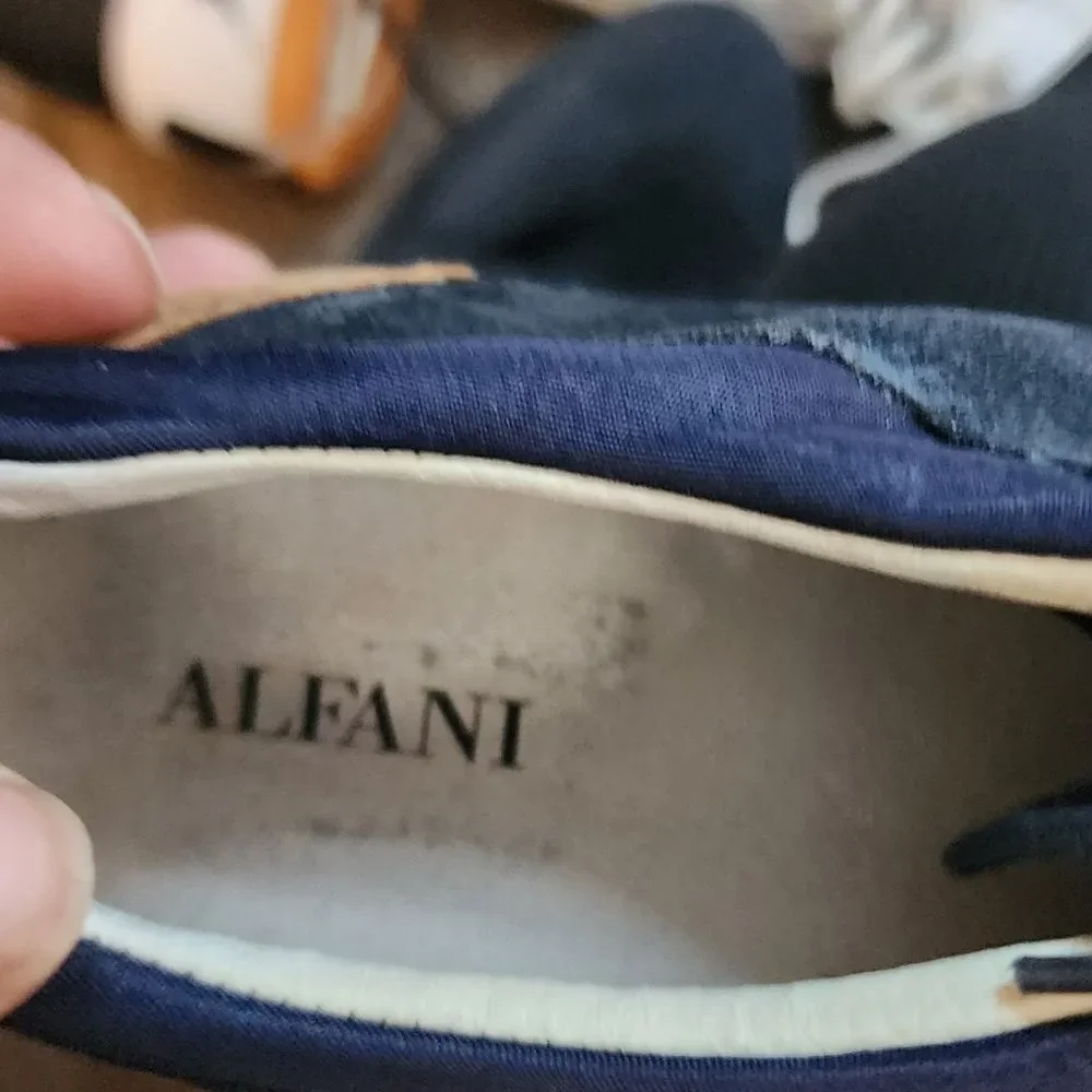 Men's Alfani leather oxford shoes, size 9.5